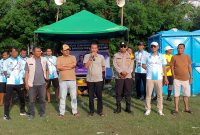 sambutan camat kemiri dalam turnamen pik2 cup yang digelar di lapangan desa klebet(dok.istimewa)