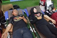 Donor Darah yang dilakukan para Anggota Squad Nusantara di Medang Lestari Tangerang (Dok.Metrosiar)