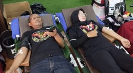 Donor Darah yang dilakukan para Anggota Squad Nusantara di Medang Lestari Tangerang (Dok.Metrosiar)