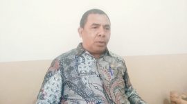 Kepala Dinas Perindustrian dan Perdagangan Kabupaten Ngada, Johanes Radja. (Foto: Elfrat Frans Dhena)