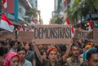 Foto Ilustrasi - PBB serukan investigasi transparan terkait dugaan pelanggaran dalam penanganan aksi demo di Indonesia. (AI Generated/Metrosiar)