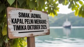 Jadwal Kapal Pelni Merauke – Timika Oktober 2025, Harga Tiket dan Cara Pesan Online. (Foto Ilustrasi)