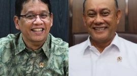 Menkeu Purbaya (kiri) akan awasi penyerapan anggaran pelaksanaan MBG hingga ajak Kepala BGN (kanan) rutin laporan ke publik. (Kolase Instagram/menkeuri - badangizinasional.ri)