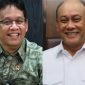 Menkeu Purbaya (kiri) akan awasi penyerapan anggaran pelaksanaan MBG hingga ajak Kepala BGN (kanan) rutin laporan ke publik. (Kolase Instagram/menkeuri - badangizinasional.ri)