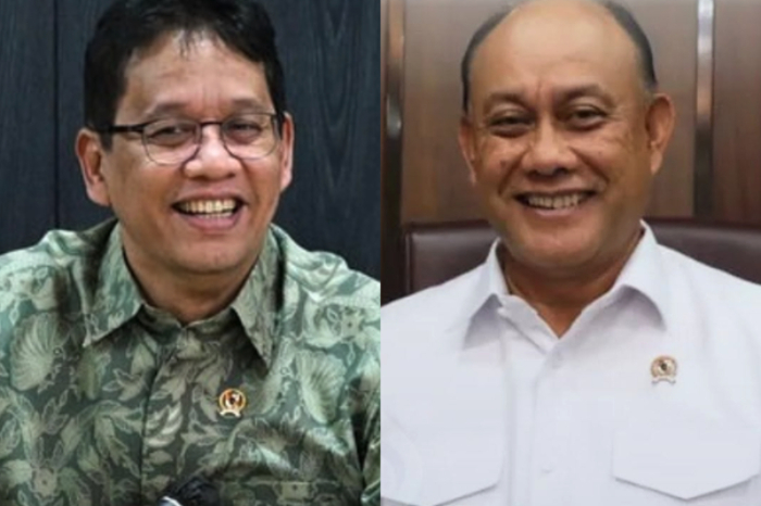 Menkeu Purbaya (kiri) akan awasi penyerapan anggaran pelaksanaan MBG hingga ajak Kepala BGN (kanan) rutin laporan ke publik. (Kolase Instagram/menkeuri - badangizinasional.ri)