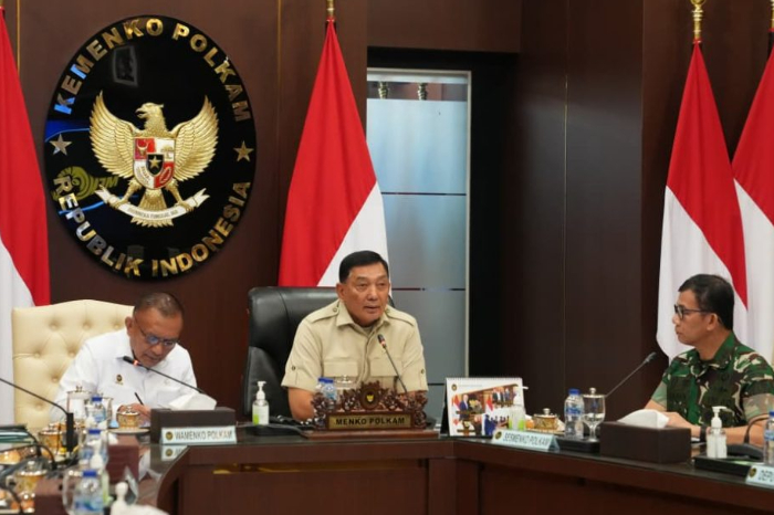 Menteri Koordinator Politik dan Keamanan (Menko Polkam) ad interim, Sjafrie Sjamsoeddin. (Dok. kemhan.go.id)