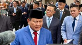 Presiden Prabowo Subianto memberikan keterangannya kepada awak media, di New York, pada Rabu, 24 September 2025. (Foto: BPMI Setpres)