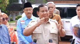 Presiden Prabowo Subianto menyampaikan keterangan pers setelah meninjau SRMA 10 Margaguna, Jakarta Selatan, pada Kamis 11 September 2025. (Dok. Sekretariat Presiden)