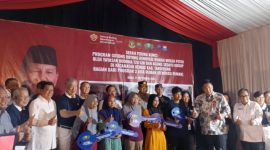 32 rumah tak layak huni di Desa Patramanggala, Tangerang, direnovasi dan diserahterimakan melalui Program Bedah Rumah Merah Putih. (Dok. Istimewa)