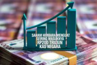 Mayoritas saham Himbara menguat usai kas negara Rp200 triliun masuk ke perbankan BUMN, langkah ini diharapkan dorong pertumbuhan ekonomi domestik. (Ilustrasi AI Generated)