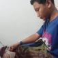 Foto: Seorang warga  Kecamatan Kemiri, Muhamad Rizki Badillah, menjalani perawatan intensif di RS Uni Medika Sepatan akibat terjangkit DBD. (Dok. YS) 
