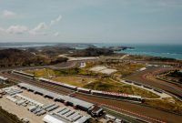Potret sirkuit Mandalika yang akan menyelenggarakan event akbar MotoGP 2025. (Dok. Sirkuit Mandalika)