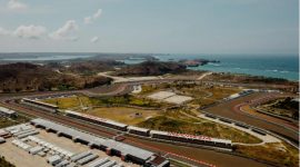 Potret sirkuit Mandalika yang akan menyelenggarakan event akbar MotoGP 2025. (Dok. Sirkuit Mandalika)