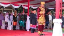 Peringatan Hari Jadi Kabupaten Tangerang ke 393 di lapangan Raden Aria Yudhanegara, Tigaraksa.