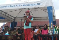 Ketua Tim Penggerak PKK Kabupaten Ngada, Blandina Mamo Bena. (Foto: Elfrat Frans Dhena)
