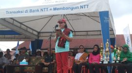Ketua Tim Penggerak PKK Kabupaten Ngada, Blandina Mamo Bena. (Foto: Elfrat Frans Dhena)