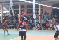 Pertandingan Babak 8 Besar Batara vs St. Longginus. (Foto: Elfrat Frans Dhena)