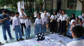Permainan ular tangga diperuntukkan literasi keuangan dok resmi