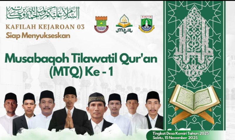 Kafilah Kejaroan 03 siap sukseskan MTQ Ke-1 Desa Kemiri (Istimewa) 