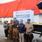 Menko Agus Harimurti Yudhoyono, Kapolda Banten Irjen Pol Hengki, dan pimpinan Krakatau Steel meninjau pengiriman perdana kargo melalui Kapal Ro-Ro sebagai bagian dari pengintegrasian jalur logistik multimoda di Dermaga 7.3 Cilegon.