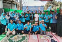 Photo bersama, Pengurus DPD Partai Gelora Indonesia Kota Tangerang dalam acara HUT ke-6 Partai Gelora yang berlangsung hangat dan penuh kebersamaan di Villa Tangerang Indah, Sangiang, pada Minggu (2/11/2025).