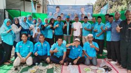 Photo bersama, Pengurus DPD Partai Gelora Indonesia Kota Tangerang dalam acara HUT ke-6 Partai Gelora yang berlangsung hangat dan penuh kebersamaan di Villa Tangerang Indah, Sangiang, pada Minggu (2/11/2025).