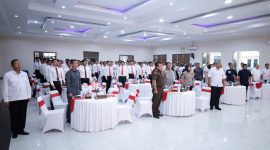 Suasana pembukaan Bimbingan Teknis Bidkum Polda Banten Tahun 2025 yang dipimpin langsung oleh Wakapolda Banten Brigjen Pol Hendra Wirawan.