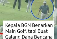 Viral Kepala BGN Dadan Hindayana main golf. Ini faktanya: acara amal alumni IPB galang Rp 450 juta untuk korban banjir Sumatera. (Istimewa)