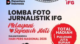Jurnalis foto, ikuti IFG Photo Journey 2026! Abadikan pelayanan tulus demi hadiah puluhan juta. Batas akhir: 20 Januari 2026. (Dok IFG)