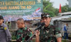 Bersih-bersih Sungai Serentak, Cara Korem 052/Wkr Cegah Banjir di Musim Hujan