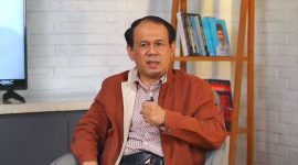 Sekretaris Jenderal Partai Gelora Indonesia Mahfuz Sidik menyampaikan pandangannya tentang pentingnya pemahaman geopolitik bagi generasi muda dalam sebuah kajian wawasan kebangsaan.