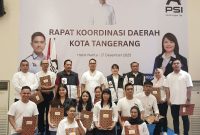 Momentum kebersamaan dan apresiasi. Rakorda PSI Kota Tangerang menjadi ruang penguatan komitmen, konsolidasi organisasi, serta penghargaan atas kerja dan dedikasi kader dalam membangun partai dan melayani rakyat.
