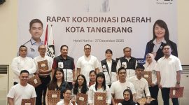 Momentum kebersamaan dan apresiasi. Rakorda PSI Kota Tangerang menjadi ruang penguatan komitmen, konsolidasi organisasi, serta penghargaan atas kerja dan dedikasi kader dalam membangun partai dan melayani rakyat.