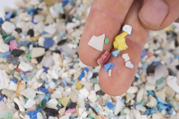 Ilustrasi: Partikel mikroplastik yang ditemukan di lautan. (Foto: Florida Sea Grant/CC BY-NC-ND 2.0 melalui eco-business.com)