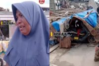 Banjir Aceh Tamiang tewaskan 58 orang & 252 ribu mengungsi. Korban pilu ini tak butuh uang, hanya minta mukena & selimut untuk suami sakit, tidur di bawah terpal. (Instagram.com/@rumpi_gosip)