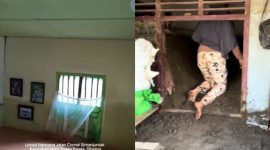 Banjir bandang Sumatera November 2025: Hampir 1000 korban tewas. Simak kisah pilu warga Pidie Jaya & Sibolga yang rumahnya terkubur lumpur setinggi atap pasca air surut. Upaya penanggulangan dan data terbaru BNPB. (Instagram/hadisitanggan - TikTok/r.f_95)