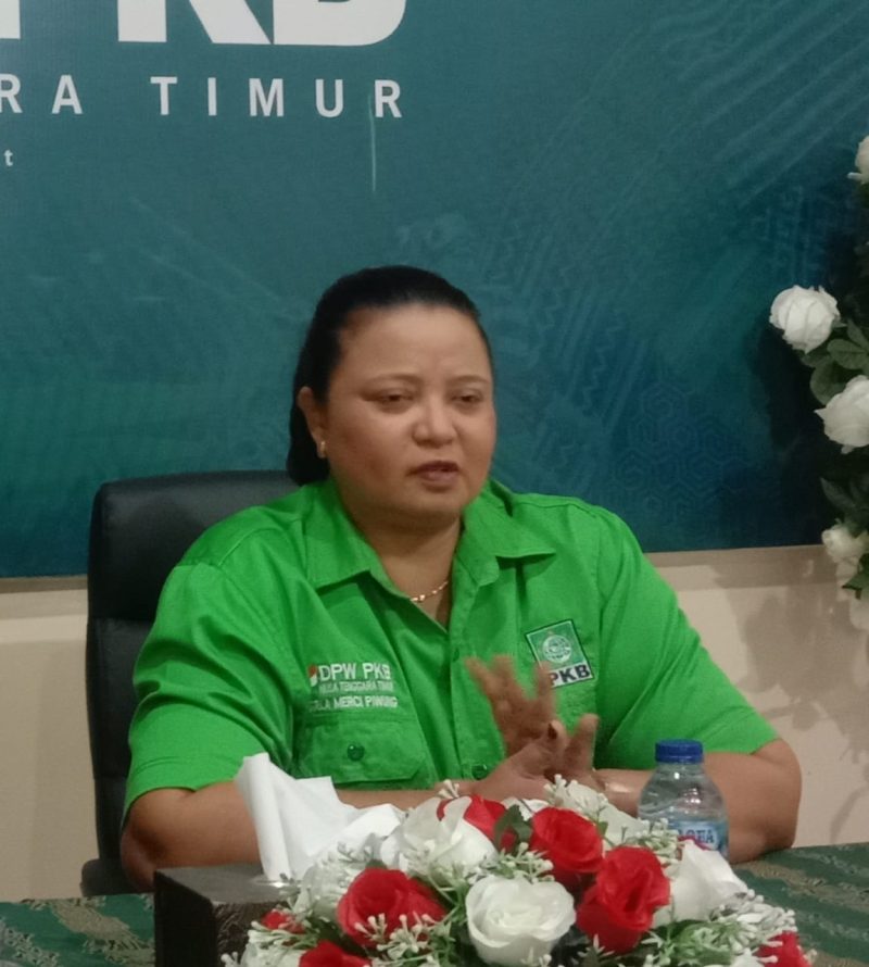 Anggota DPRD Provinsi NTT Fraksi PKB, Anggela Merici Piwung. (Foto: Elfrat Frans Dhena)