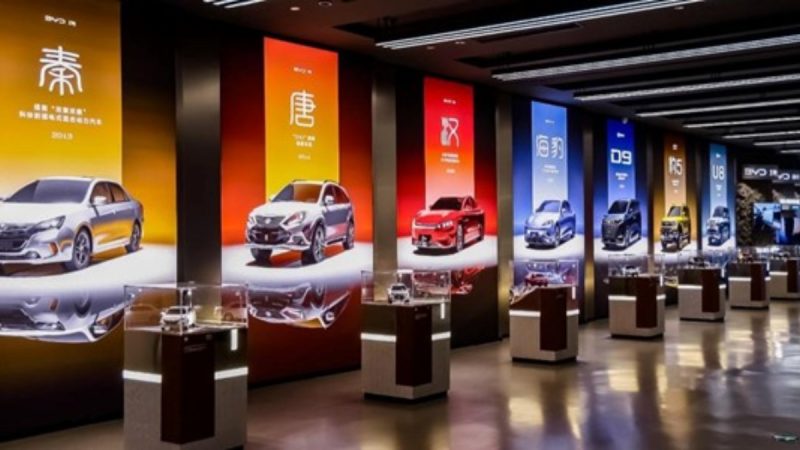 Menjelajahi Di-Space Ruang Masa Depan BYD dengan Visual 3D dan Teknologi NEV. (Foto: Dok. BYD)
