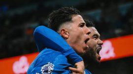Manchester City ditahan Chelsea 1-1 di Etihad Reijnders bawa City unggul, Enzo Fernandez samakan skor di menit akhir laga Premier League. (Foto: Instagram Chelsea FC)