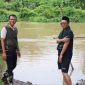 Camat Kemiri Rudi Hadikarsono, S.H, S.IP, segera turun ke lapangan guna menginspeksi sejumlah lokasi yang dianggap rentan tergenang luapan air(dok.fjk)