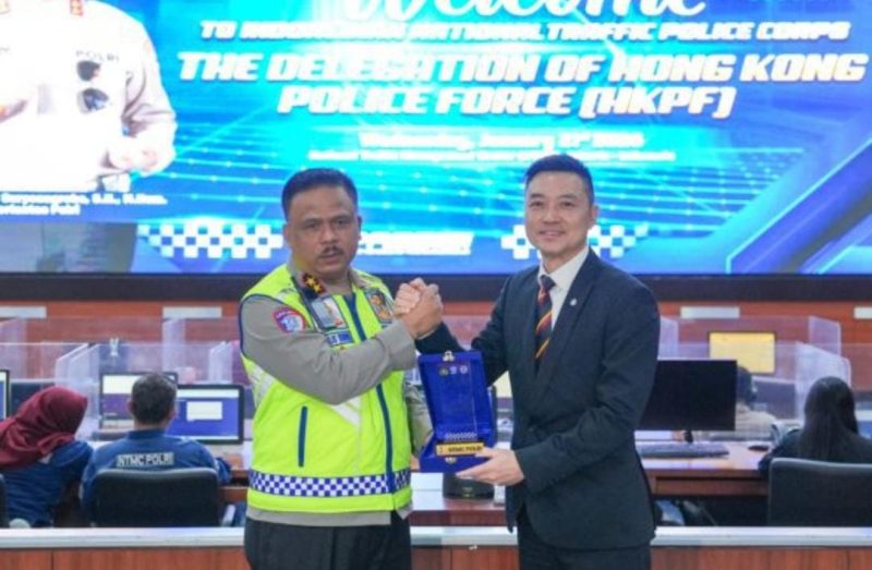 Kunjungan Superintendent Company Commander Police Tactical Unit, Cheung Ka-po, disambut langsung oleh Kakorlantas Polri Irjen Pol Drs. Agus Suryonugroho S.H., M.Hum.