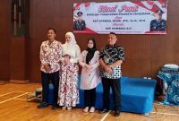 Momen kebersamaan dalam acara kenal pamit Kapolsek Pasar Kemis, suasana hangat dan penuh kekeluargaan mewarnai rangkaian kegiatan di Gedung Lavon Season City.