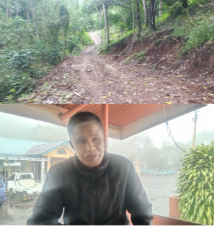 Pejabat Pembuat Komitmen (PPK) Proyek Jalan Bontor Santak, Bernadinus Haris Lapu.