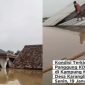 Penampakan mengerikan banjir Karawang: Rumah panggung KDM hingga sekolah tenggelam sisa atap saja! Ketinggian air capai 3 meter, warga kini didesak relokasi. (Kolase: Istimewa)
