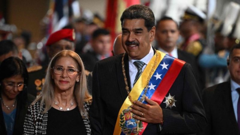 Presiden Venezuela Nicolas Maduro dan sang istri (Dok. Net)