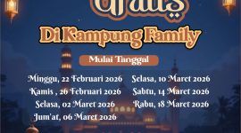 Jadwal sahur gratis di kampung family (dok.istimewa)