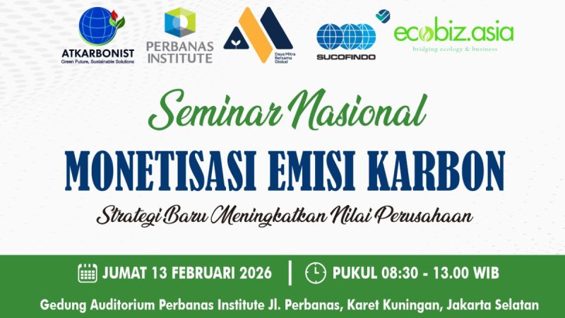 Tingkatkan Nilai Perusahaan, Sucofindo Gelar Seminar Nasional Strategi Monetisasi Karbon. (Foto: Atkarbonist)