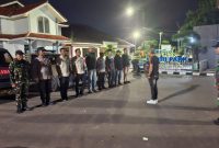 Apel sebelum melakukan patroli(Rizky/Metrosiar)