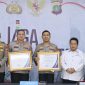 Polres Metro Tangerang Kota meraih penghargaan Ombudsman RI atas kualitas pelayanan publik kategori sangat baik tahun 2025(PWGK/Metrosiar)