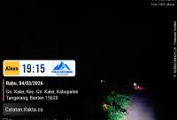 Banyak lampu PJU di Jalan Syekh Nawawi Tanara mati. Warga Gunung Kaler–Kresek soroti respons Dishub Kabupaten Tangerang(PWGK/Metrosiar)